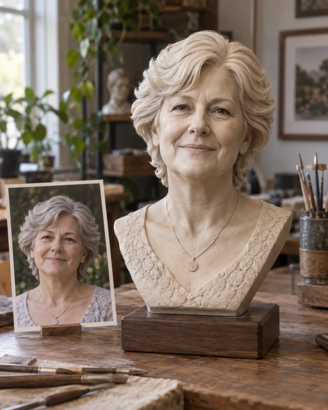 Personalized 3D memorial figurine